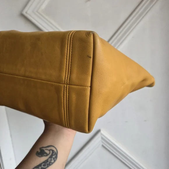 Vintage Coach Yellow Waverly Satchel 4133💛